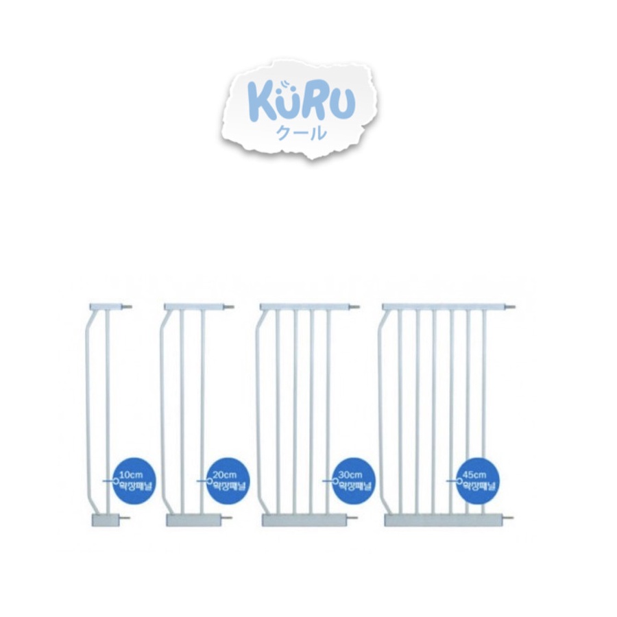 KURU Baby Gate EXTENSION Pagar Pembatas Pintu Bayi 10cm 20cm 30cm