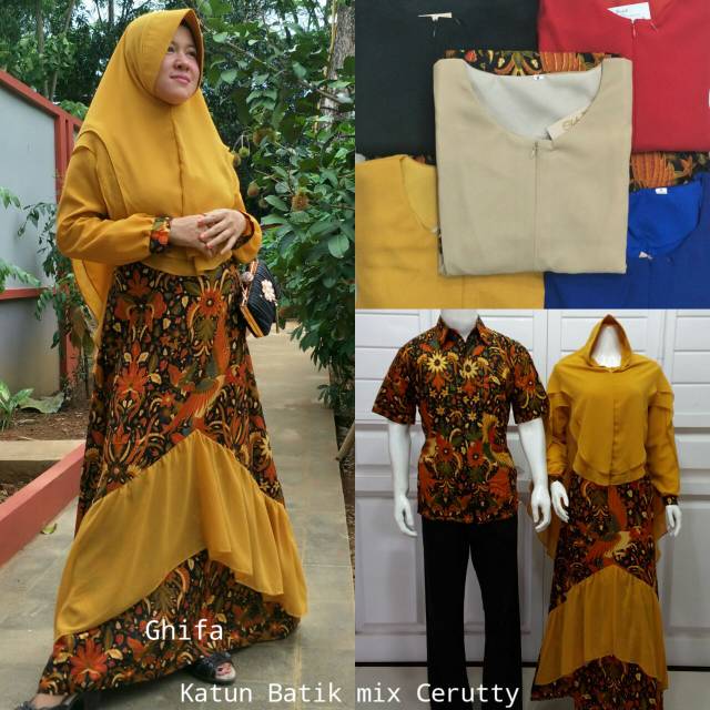 GROSIR BATIK COUPLE GAMIS SYARI