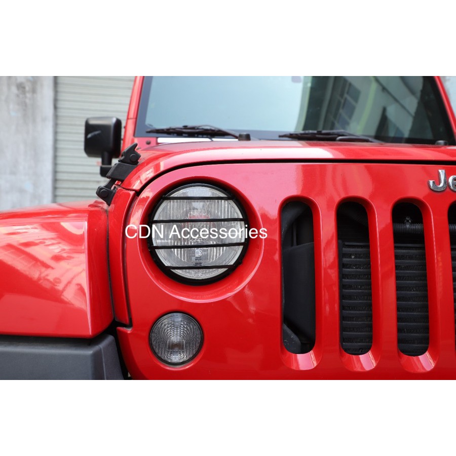 Headlamp Cover Jeep Wrangler Rubicon JK/Cover Lampu Depan Rubicon JK