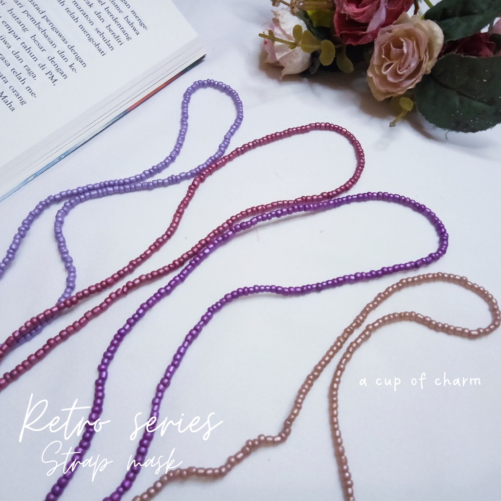 Vintage series strap mask & glasses stap | kalung masker & kalung kacamata estetik