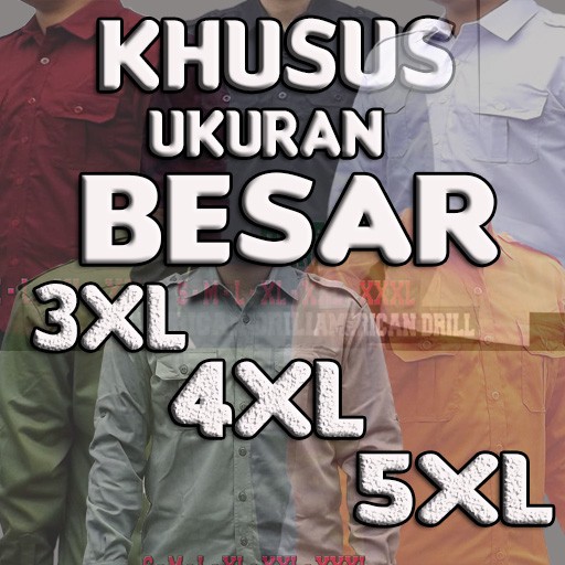 Kemeja PDL Mandiri Khusus Size Jumbo