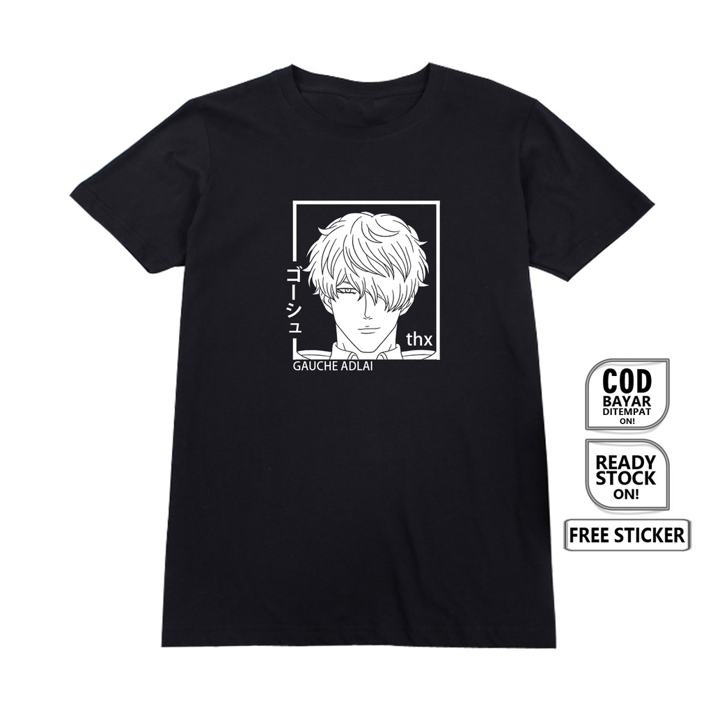 KAOS GAUCHE ADLAI BLACK CLOVER GOSHU ANIME MANGA BAJU JEPANG ゴーシュ ASTA LIEBE CLOVER KINGDOM BLACK TM