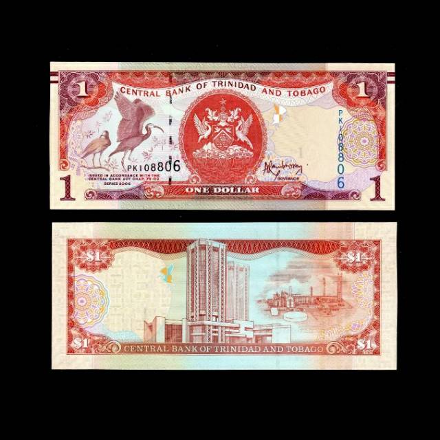 TRINIDAD AND TOBAGO 1 DOLLAR 2006-16 UNC