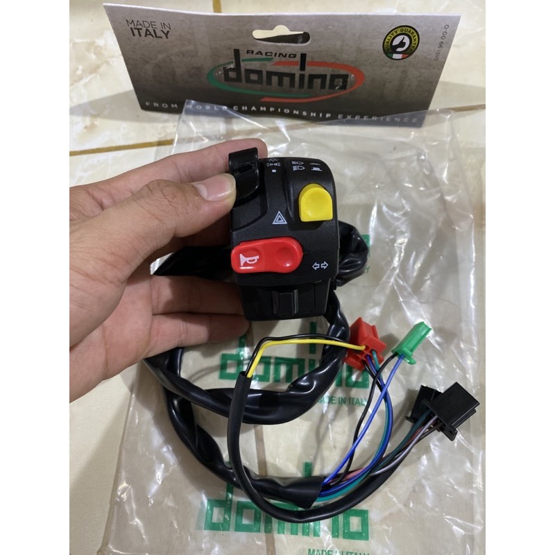 Saklar holder Kiri Domino Model KTC klakson lampu tembak jauh dekat lampu SAKLAR KIRI KTC 7 TOMBOL