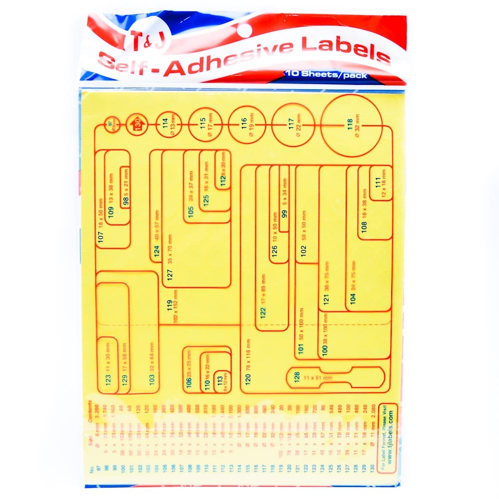 Label TJ nomor 125 / Label Tom Jerry No.125