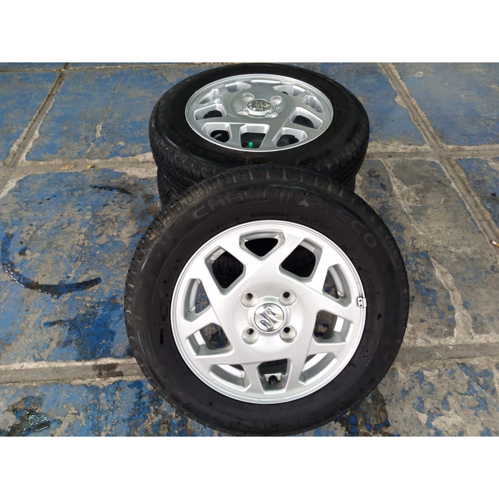 velg seken bekas karimun ring 13x5 pcd 4x100 seken bekas murah plus ban