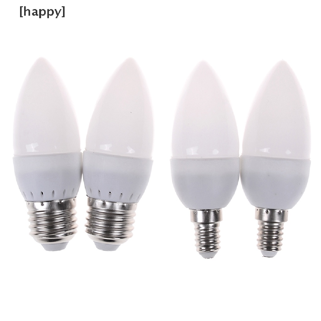 Ha 1pc Lampu Gantung 8-led E14 E27 Bentuk Lilin Warna Warm White