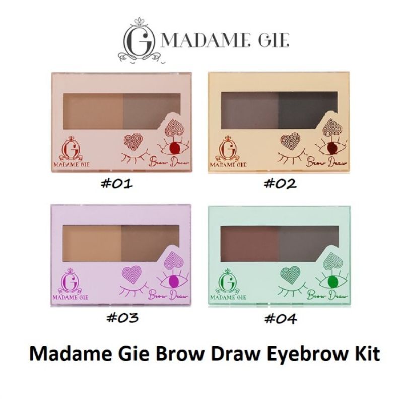 Madame Gie Brow Draw Eyebrow KitNetto : 2.5 g