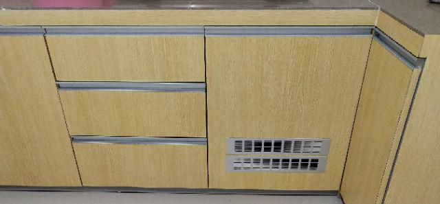 Lobang Angin Aluminium 8 X 40 Cm/lubang Hawa/saringan Udara/ventilasi Lemari