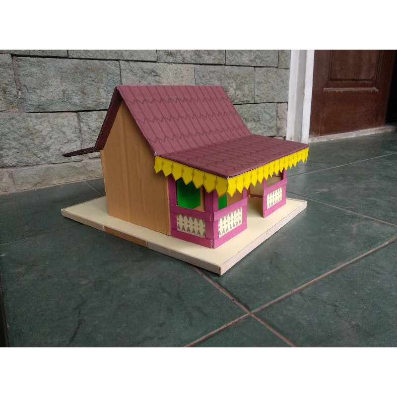 Prakarya Maket Miniatur Rumah Adat Betawi Sesuai PLBJ Kelas 4 SD