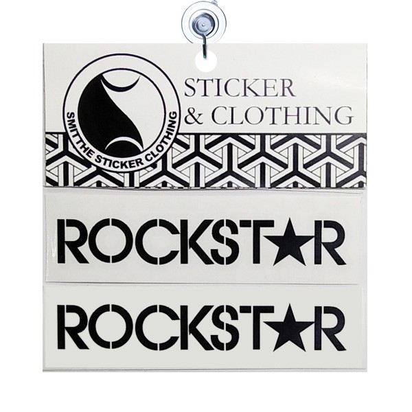 Stiker Rockstar Logo Cutting Sticker untuk aksesoris Motor Mobil