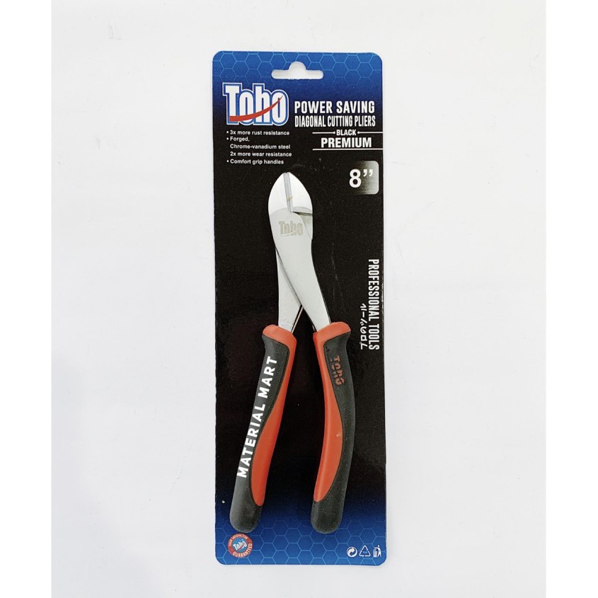 Tang Potong Toho Power Saving 8&quot; | Pemotong Kawat Serbaguna 8 Inch ORI | Material Mart