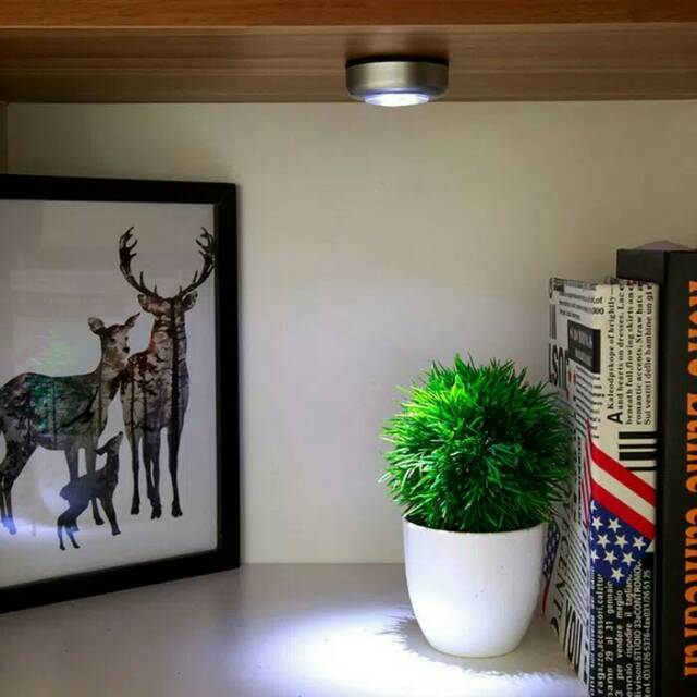 Stick Touch lamp stick and click lampu tempel lemari