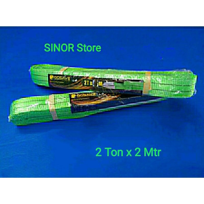 WEBBING SLING SAFETY 2 Ton x 2 Meter Tali Pengikat Pengangkat