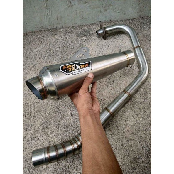 Knalpot Racing Fanterra CB MP GL TIGER leher non sambung