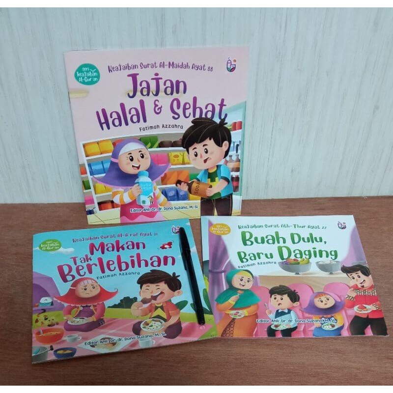 

Seri Keajaiban Al Quran (3 buku). CPB