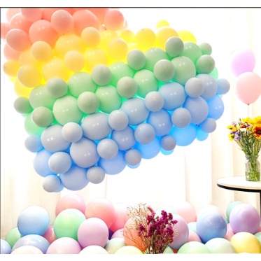 Balon Macaron 5 Inch Polos 1 Pcs Balon Ulang Tahun Pastel 12.7cm Ballon Chrome Dekorasi Murah