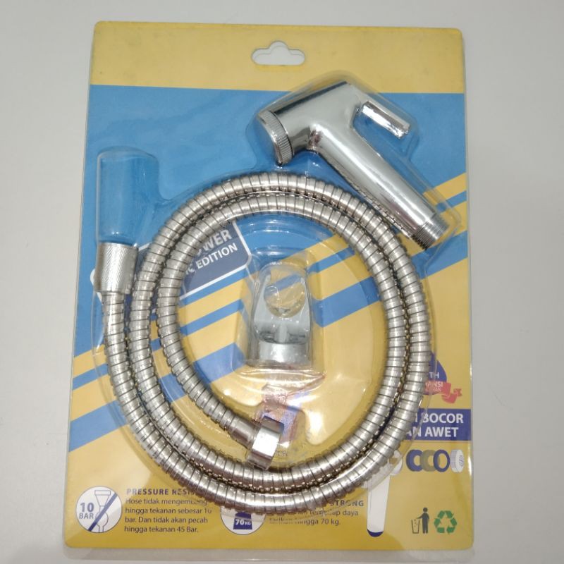 Paket Jet Shower Toilet Chrome Murah