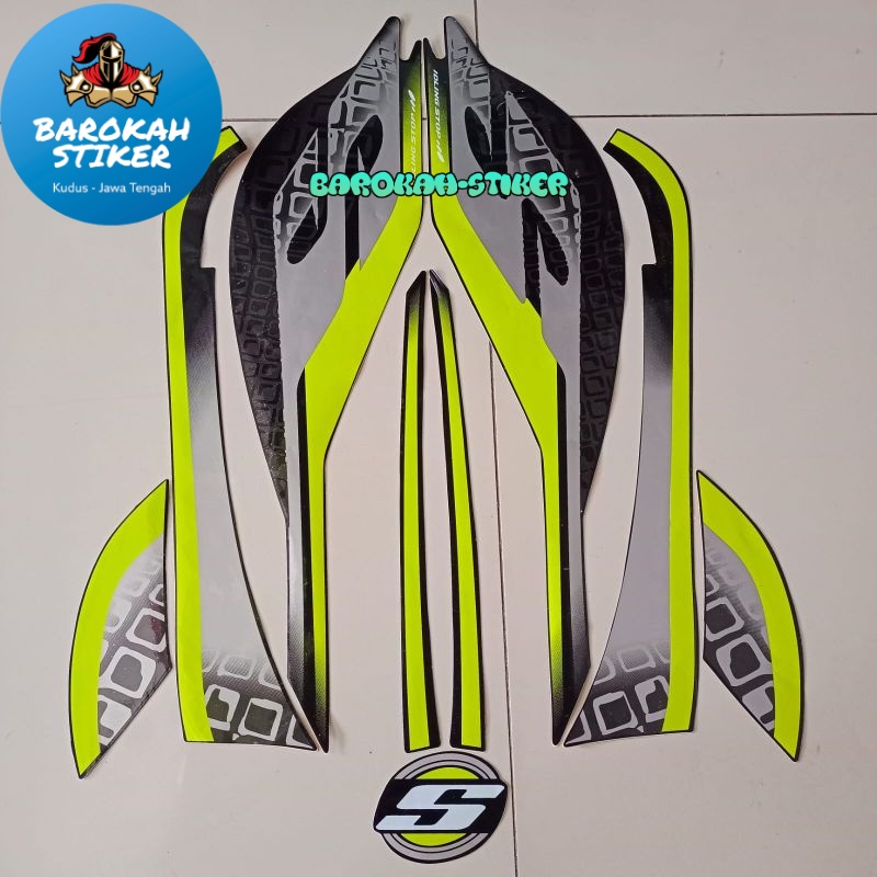 stiker Striping stiker motor motor honda scoopy 2019 sporty hitam full list hijau stabilo body stand