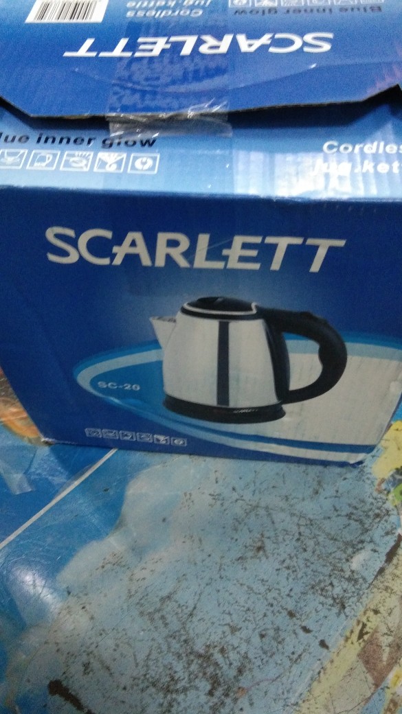 [cev] Teko Listrik Scarlett 2 Liter - Electric Heat Kettle 2l- Pemanas Air