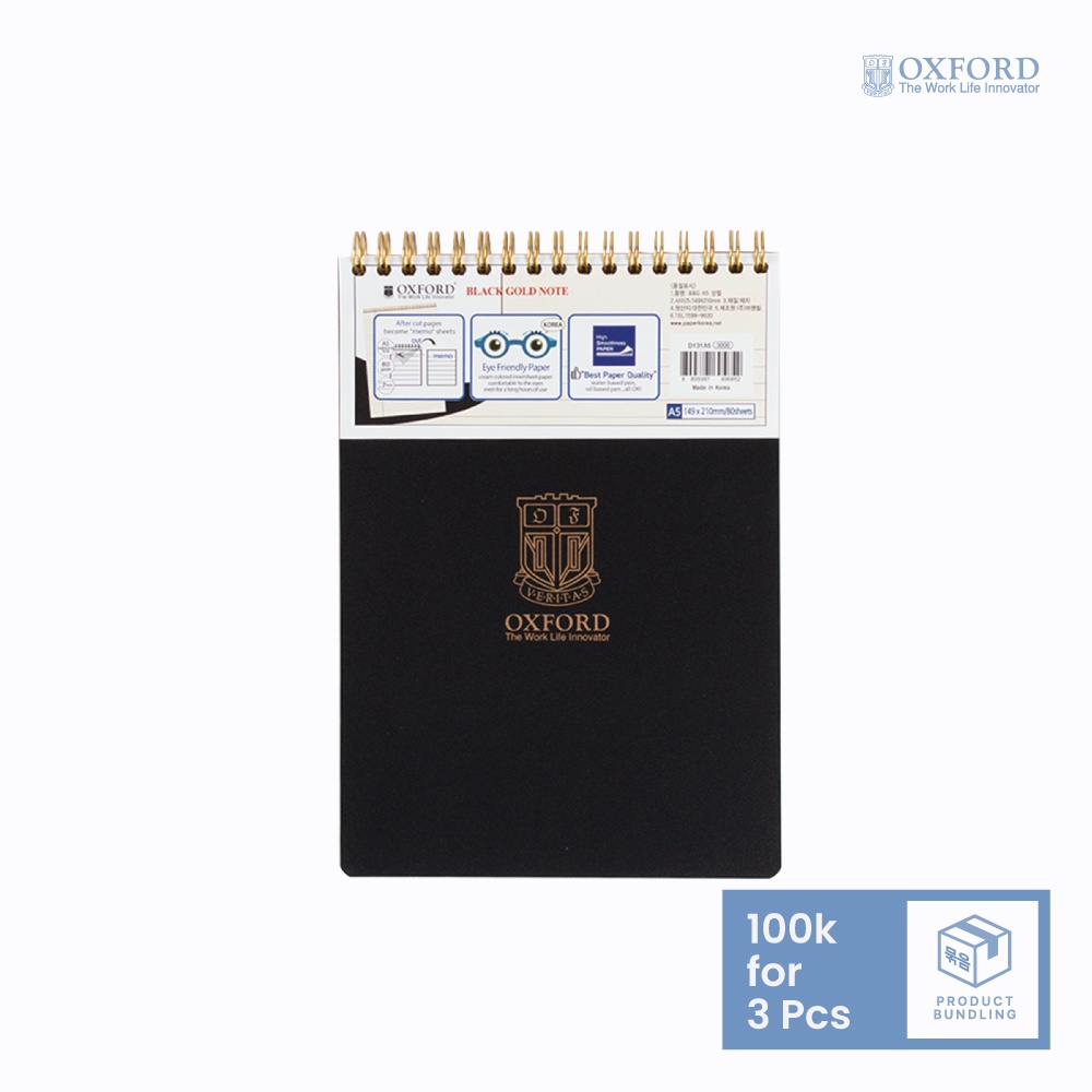 

Notebook Spiral Black Note B5 (gets 3pcs)