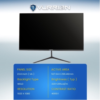 MONITOR LED GAMING VURRION ORIZ 24'' INCH 24MG500-F 165HZ 1ms