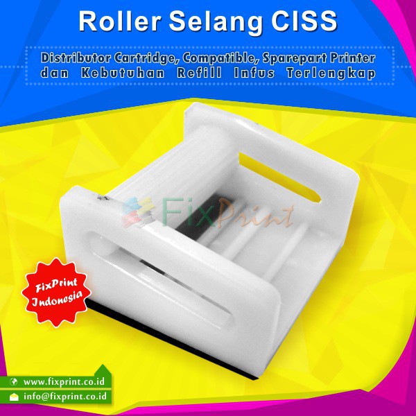 Roller Selang Plus Double Tape  Roller penjepit selang Import