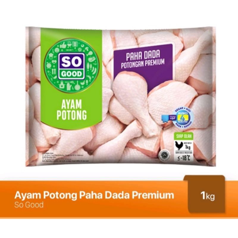 

So Good Ayam Potong Dada Paha 1 kg