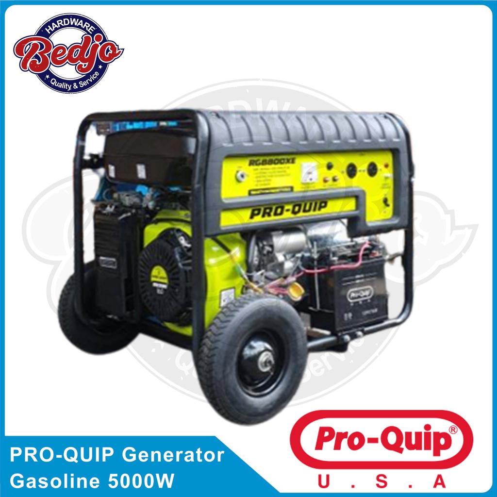 Genset PRO QUIP 5000 Watt - RG8800XE - Genset Bensin