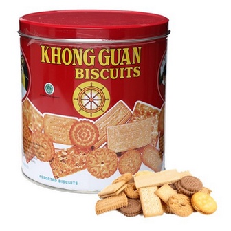 

KHONG GUAN Assorted Merah Mini Can 650g/Biskuit Kaleng/Biskuit Hari Raya