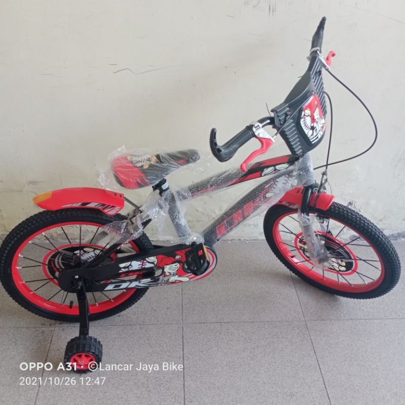 Sepeda anak bmx ukuran 18 inch untuk anak laki laki