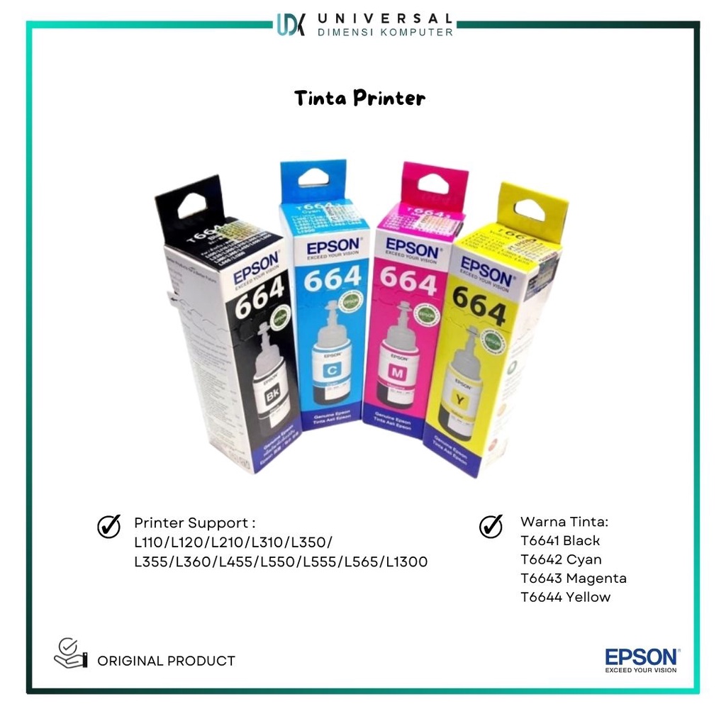 Tinta Epson Original 664 - Satuan