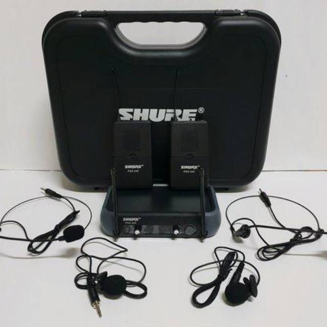 MIC SHURE WIRELESS PGX242 KOMBINASI CLIPON+HEADSET MIC DUAL CHANNEL