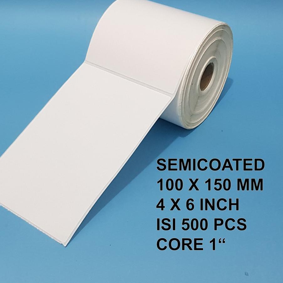 

LABEL BARCODE 100 MM X 150 MM ISI 500 PCS CORE 1 INCH SEMICOATED