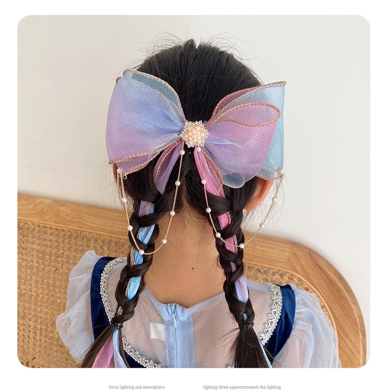 CHUBBI 22 Girls Bow Headband/Baby Girl Pearl Rumbai Jepit Rambut Dikepang/jepit anak perempuan/Aksesoris anak perempuan