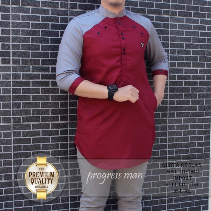 Baju Kokoh Haibah Polos Exclusive Wear SR996 Kemeja Koko Moderen Pria / Gamis Pakistan Pria - Putih,