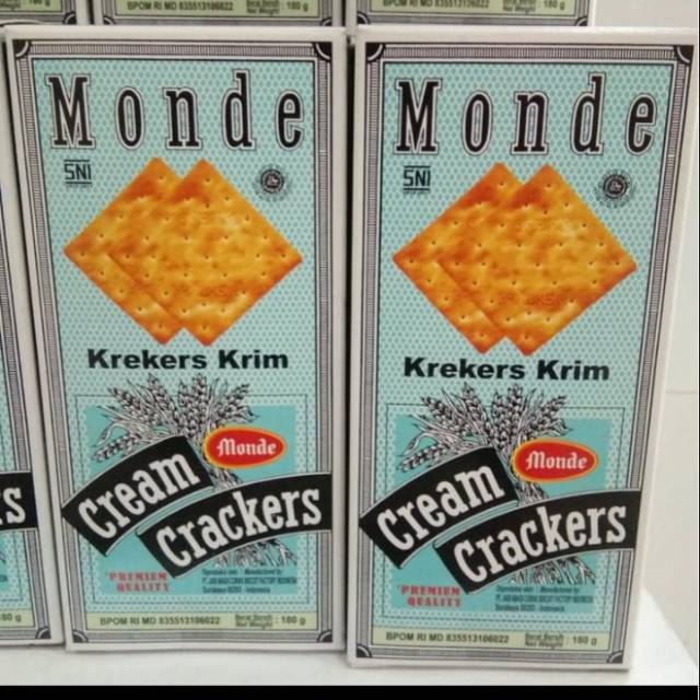 

Biskuit Monde cream crackers