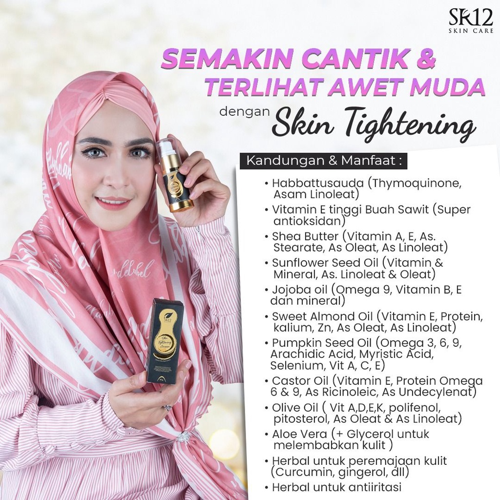 SR12 PAKET PENGHILANG STRETCHMARK / MENGENCANGKAN KULIT / MENCERAHKAN KULIT