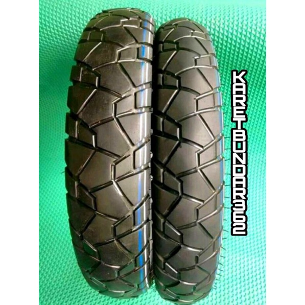 TERMURAH BAN ALL MATIC SEMI TRAIL/CROSS UK 80/90 90/90 RING 14 (sepasang)