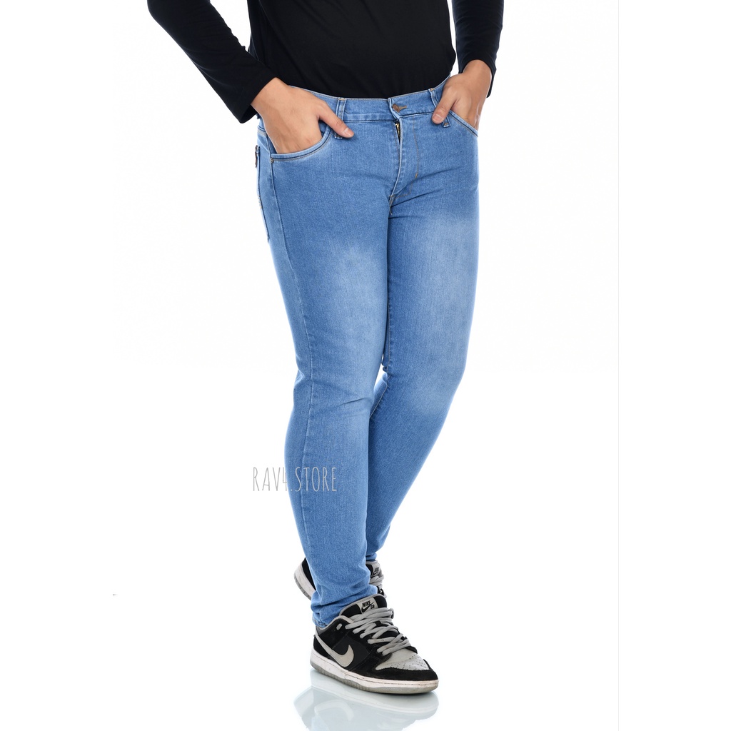 RAV4# CELANA JEANS PRIA SLIMFIT MELAR ZAO