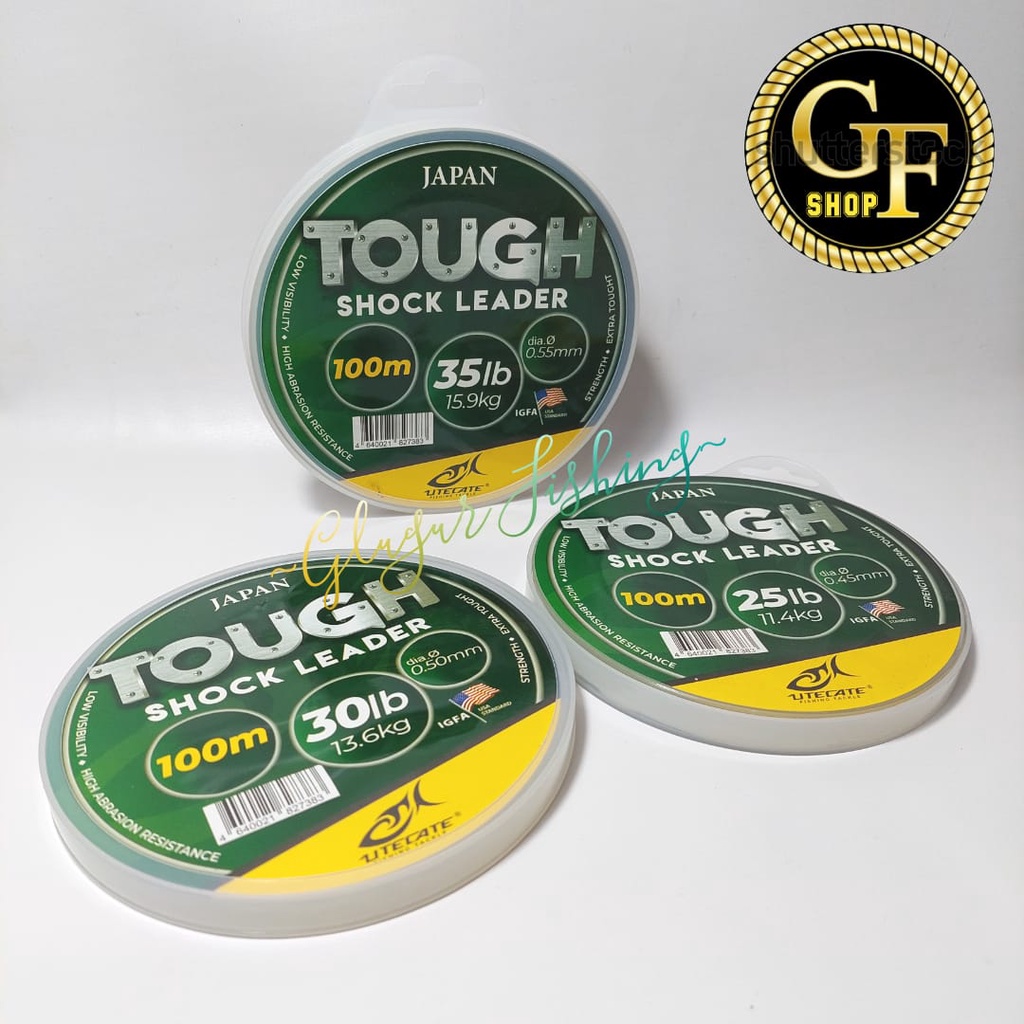 SENAR LEADER PANCING UTECATE 100M / JAPAN TOUGH SHOCK LEADER