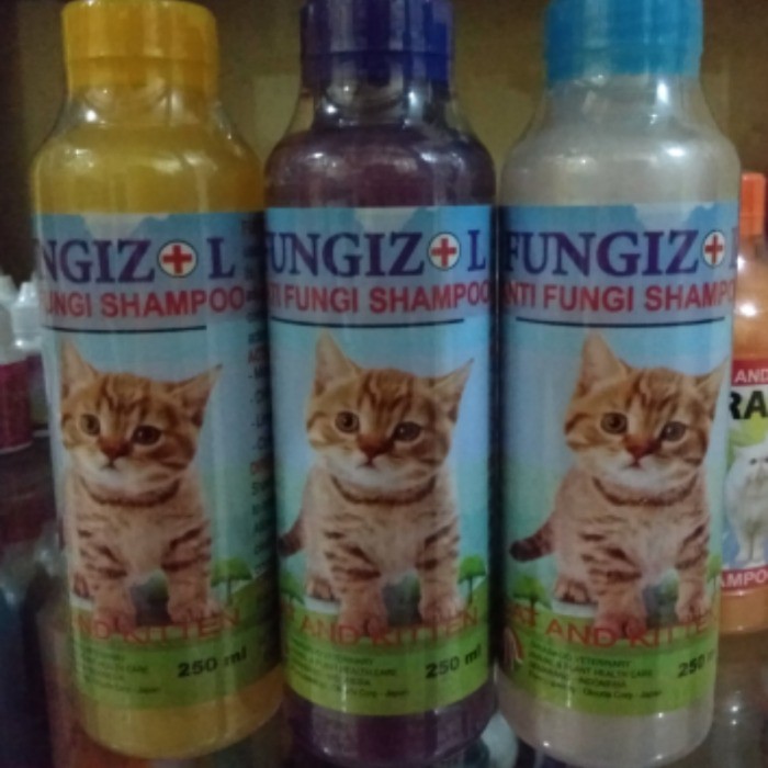 Fungizol Cat 250ml Shampoo Anti Jamur Kucing Shampo Sampo Kulit Ampuh