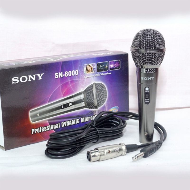 mic kabel sony sn8000 full besi stainless free kabel mic sony sn 8000 cable microphone dynamic microphone