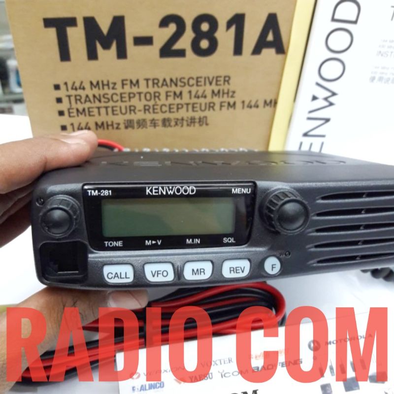 RADIO RIG KENWOOD TM 281A VHF MURAH - RIG KENWOOD TM281A VHF 136-174MHz RADIO KENWOOD TM-281A VHF