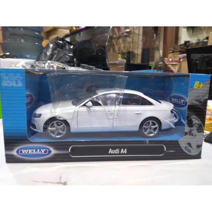 Welly Old Stock  Audi A4 Putih Skala 124
