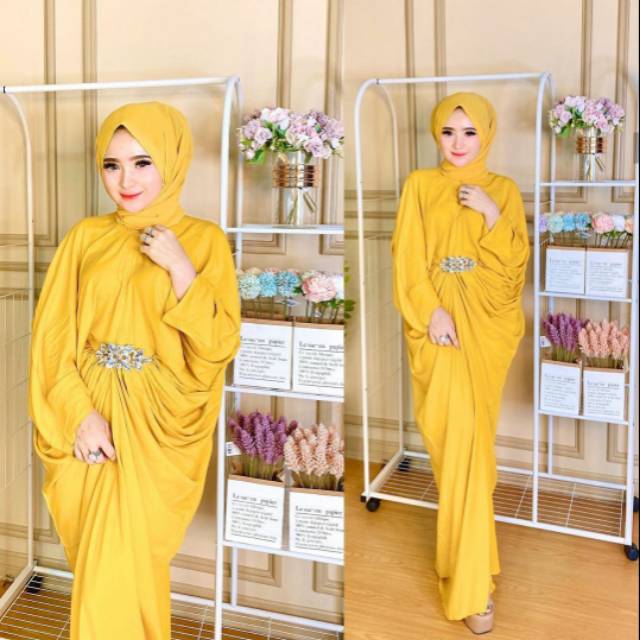 Daster shellasaukia kaftan polos