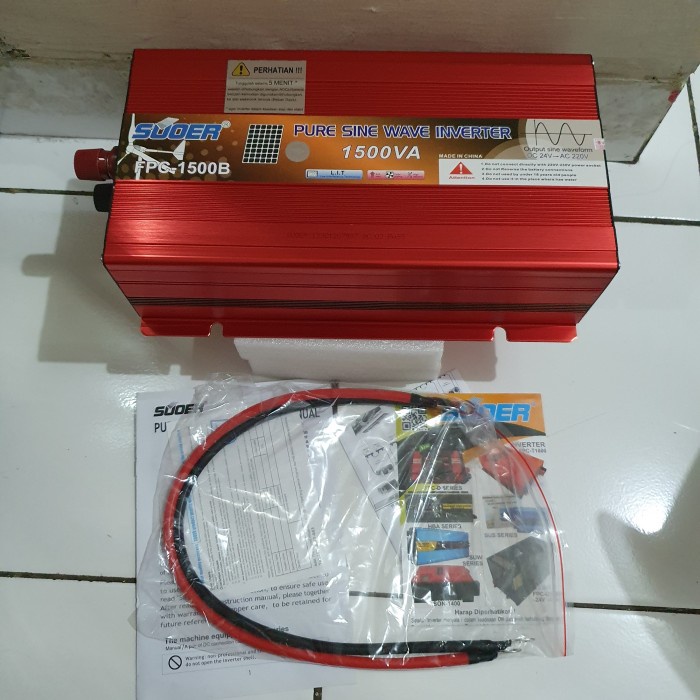 Suoer Pure Sine Wave Inverter 1500 Watt Psw Inverter 1500W 12V 24V
