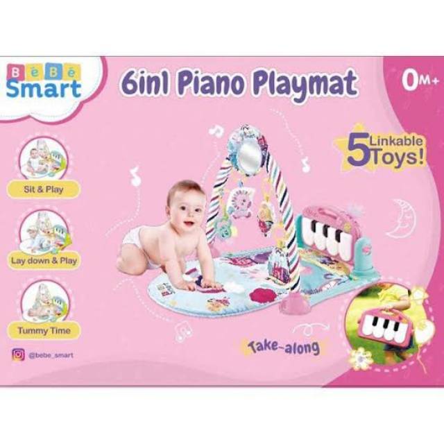 6in1 Piano Playmat Bebe