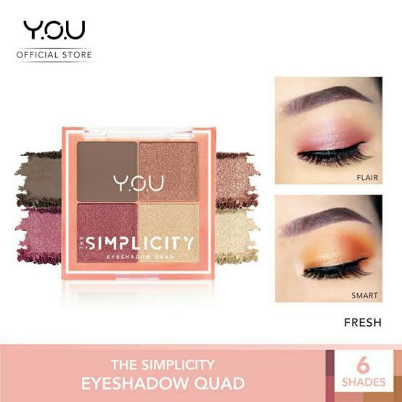 Y.O.U YOU The Simplicity Eyeshadow Quad FRESH
