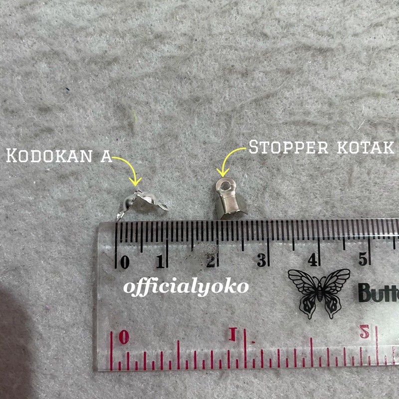 Stopper Kokot Capit Kodokan A Kodokan Penjepit Gelang Kalung Nikel #3